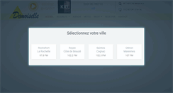 Desktop Screenshot of demoisellefm.com